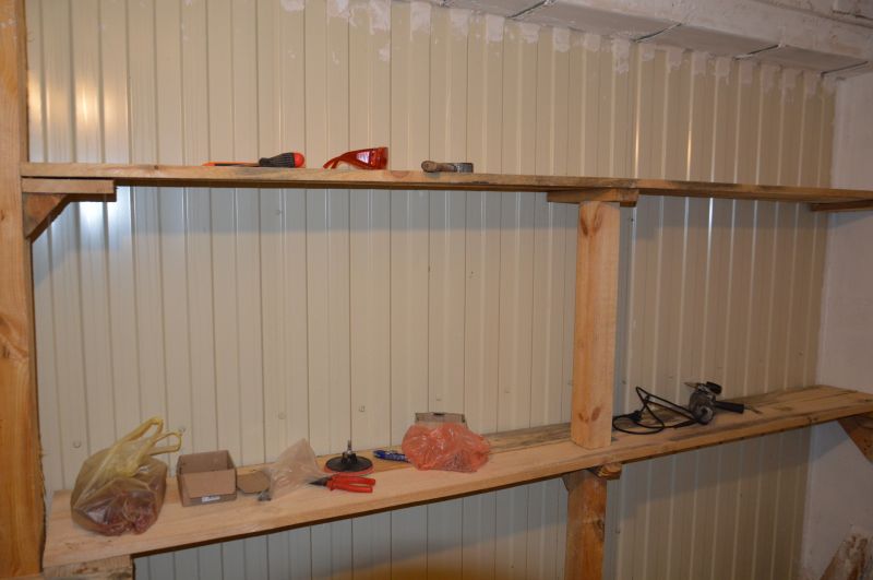 Shelf and Storage Installation